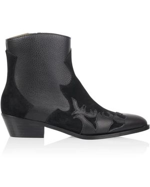Dwrs Label Cowboy Boots - Negro