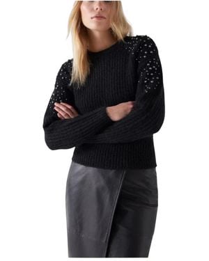Salsa Jeans Rundhals-Strickware - Schwarz