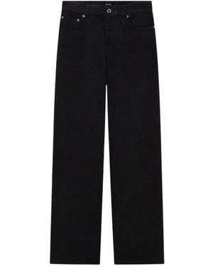 A.P.C. Straight Jeans - Negro