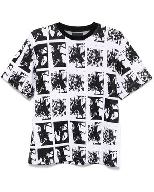 Rassvet (PACCBET) Blumen jacquard t-shirt - Schwarz