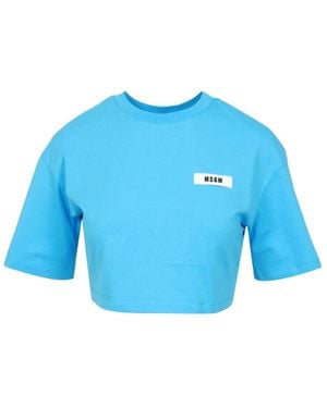 MSGM T-Shirts - Azul
