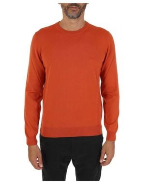 BOSS Round-Neck Knitwear - Red