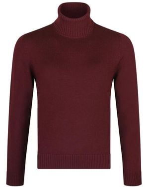 Drumohr Turtlenecks - Red