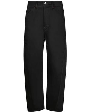 Lemaire Jeans Mit Verdrehter Schnittführung. Five-Pocket - Schwarz