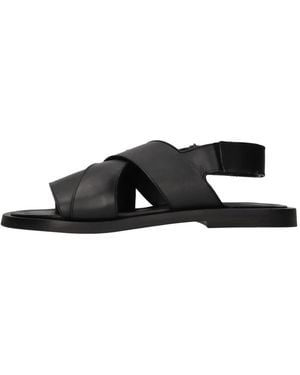 THE ANTIPODE Flat Sandals - Black