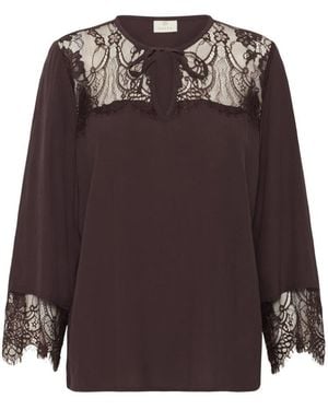 Kaffe Blouses - Brown