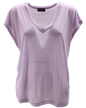 Dondup T-Shirts - Purple