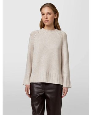 Alpha Studio Round-Neck Knitwear - Gris