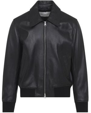Ami Paris Leather Jackets - Nero