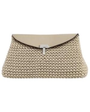 TOTEME T-Lock Clutch - Natur