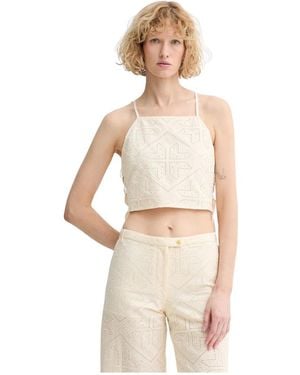 Sessun Sleeveless Tops - Neutro
