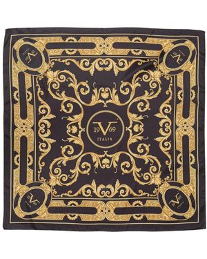 19V69 Italia by Versace Barocco polyester schal - Mettallic