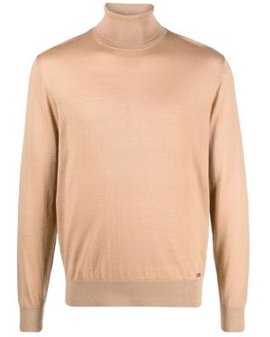 DSquared² Woll-Rollkragenpullover - Natur