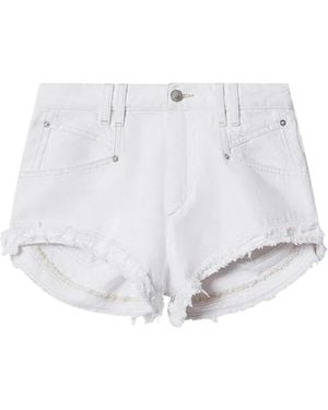 Isabel Marant Denim Shorts - Blanco
