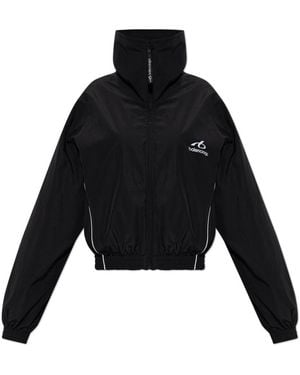 Balenciaga Jacke Mit Logo - Schwarz