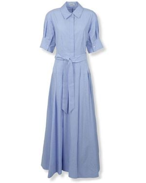 Jonathan Simkhai Kleedjes ,Blauw ,Katoen Truman Cotton Shirt Dress