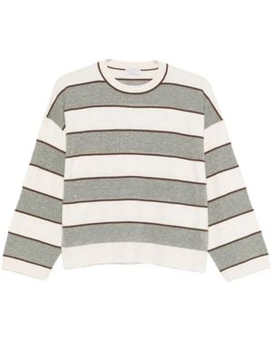 Brunello Cucinelli Round-Neck Knitwear - Verde