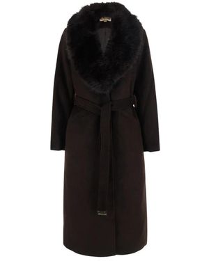 Michael Kors Belted Coats - Negro