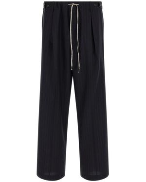 Maison Margiela Wide Trousers - Negro