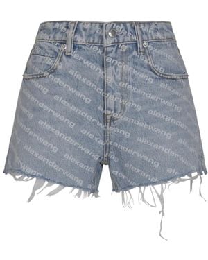 Alexander Wang Denim Shorts - Blue
