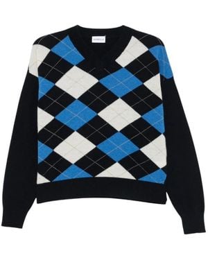 Marella V-Neck Knitwear - Blu