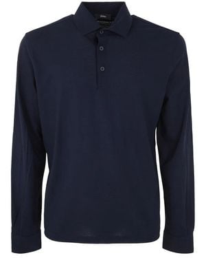 Herno Polo Shirts - Blue