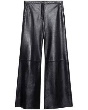 Stand Studio Leather Trousers - Gris