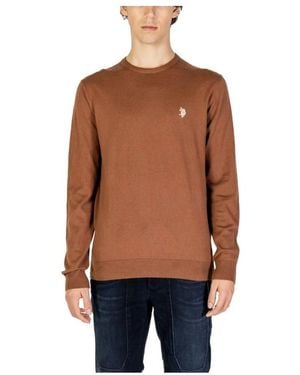 U.S. POLO ASSN. Round-Neck Knitwear - Brown