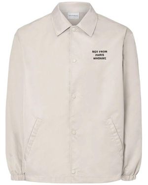 Drole de Monsieur Wasserdichte Jacke Mit Modernem Touch - Weiß