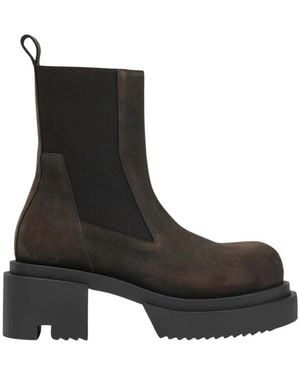 Rick Owens Chelsea Boots - Black