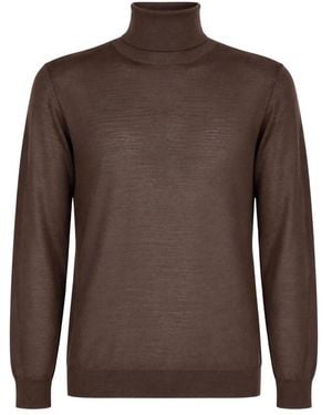Fedeli Derby Rollkragenpullover - Braun