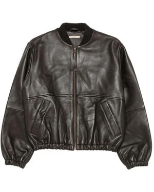 Sessun Leather Jackets - Negro