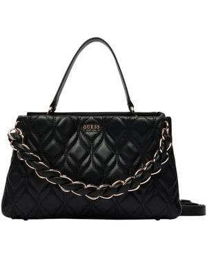Guess Maxine 2 Comp Satchel - Zwart