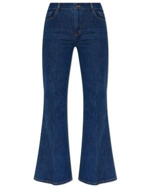 Self-Portrait Flared Jeans - Blue