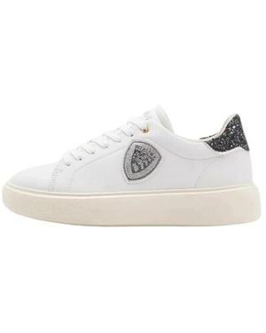 Blauer Venus01 Sneaker - Weiß