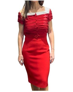 Moskada Midi Dresses - Rood