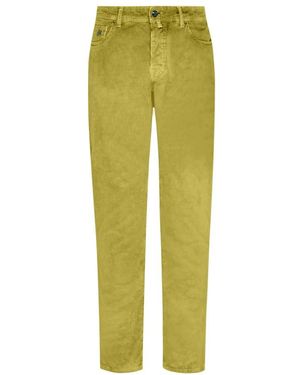 Vilebrequin Gambetta Vintage Faded 5-Pocket Corduroy Broek - Groen