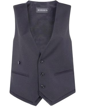 Ann Demeulemeester Vests - Azul