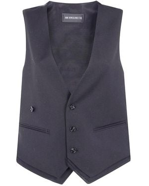Ann Demeulemeester Vests - Azul