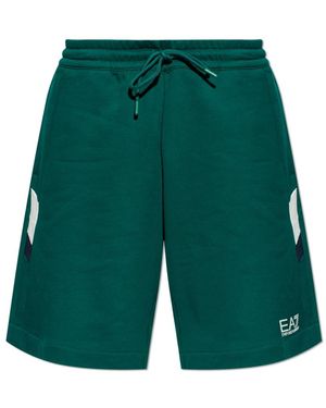 EA7 Sweat Shorts - Groen