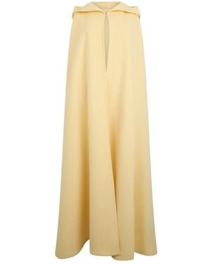 Philosophy Di Lorenzo Serafini Elegante Lange Cape - Geel