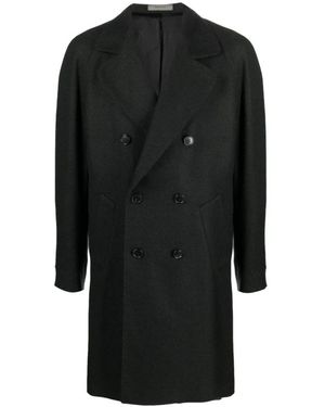 Corneliani Double-Breasted Coats - Zwart