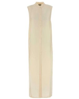 LeKasha Namsa Seidenhemdkleid - Natur