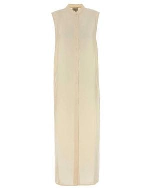 LeKasha Namsa Silk Shirt Dress - Naturel