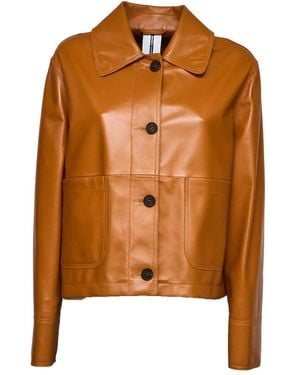 S.w.o.r.d 6.6.44 6644 Leather Jacket - Bruin
