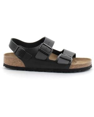 Birkenstock Flat Sandals - Noir