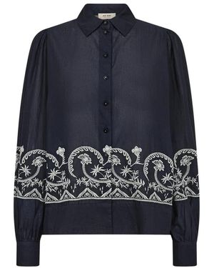 Mos Mosh Overhemden ,Blauw ,Shirts