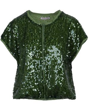 Manila Grace Overhemden ,Groen ,Blouses