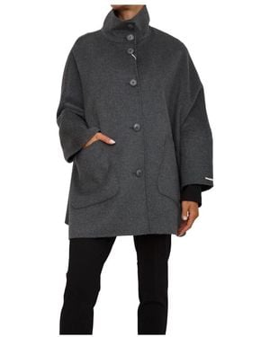 iBlues Single-Breasted Coats - Black