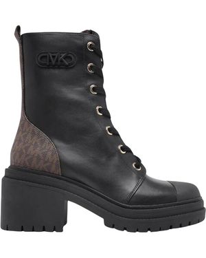 Michael Kors Lace-Up Boots - Black